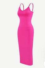 Load image into Gallery viewer, Mill Spaghetti Strap V-neck Snatched Shaper Dress